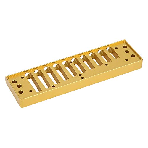 Peine de Armónica, Armónica para Niños, Pulido Fino de Alta Resistencia, Confiable Y Exquisita Mano de Obra, Tienda de Instrumentos Musicales para Entusiastas de la Música, Reproducción de(oro)