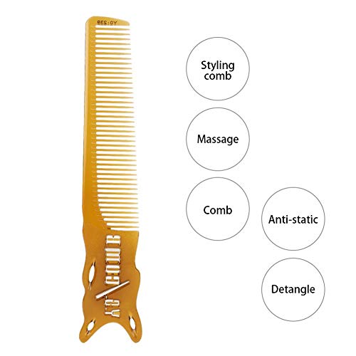 Peine de nueve filas Cómodo peine para desenredar para la vida diaria para el hogar para el peluquero para uso diario(comb)