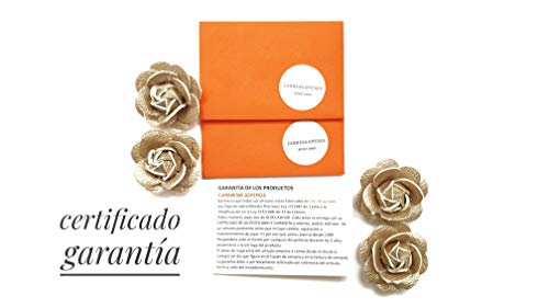 Pendientes Oro Bicolor 18 ktes Mujer Hojas Ballesta Tamaño 6 x 13 mm