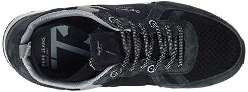 Pepe Jeans London Tinker Pro-73, Zapatillas Hombre, Negro (Anthracite 982), 41 EU