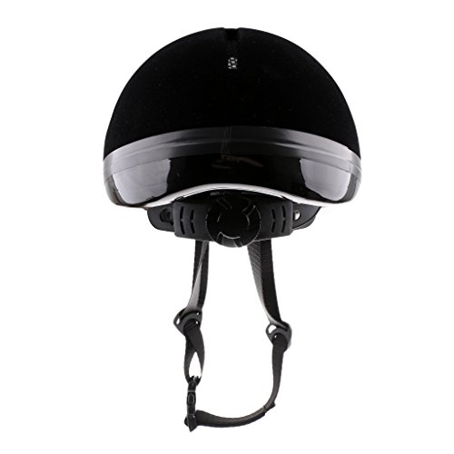 perfeclan Casco De Equitación para Niños Velvet Equestrian Rider Safety Head Hat 48-54cm