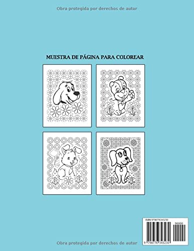 Perros Libro De Colorear: Libro para colorear perros para niños de 4 a 8 años.