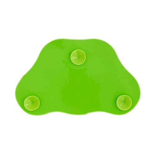 PetDreamHouse Paw - Almohadilla para lamer para Perro, Alfombrilla de distracción para baño o Ducha, succión para lamer Pasta, Salsa, yogures o Mantequilla de maní, Color Verde