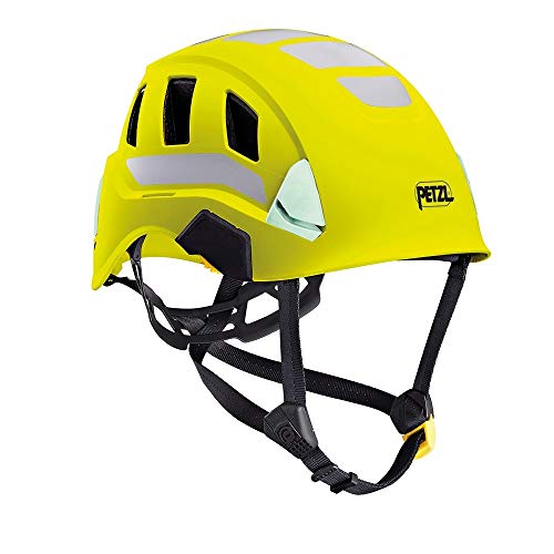 PETZL Casco Strato Vent Hi-Viz Amarillo, Unisex Adulto, One Size