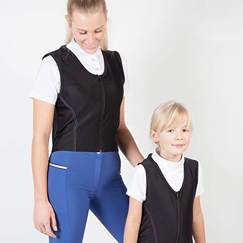 PFIFF 102842 'Schutzengel' - Protector de espalda para niños, talla S, color negro y azul