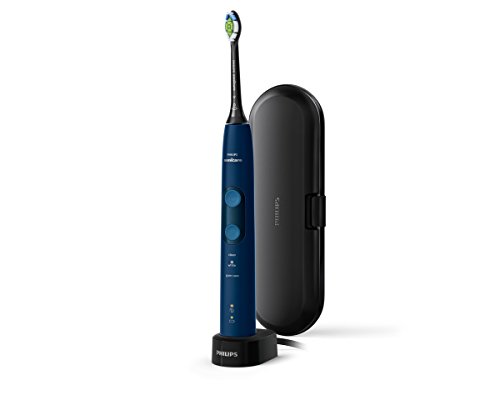 Philips Sonicare ProtectiveClean 5100 - Cepillo de dientes eléctrico con 3 programas de limpieza, control de presión, temporizador y estuche de viaje