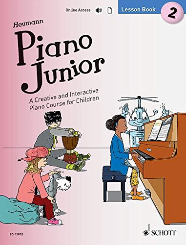 Piano junior: lesson book 2 vol. 2 piano+enregistrements online