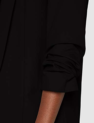 PIECES Pcboss 3/4 Blazer Noos Chaqueta de Traje, Negro (Black Black), 40 (Talla del Fabricante: Medium) para Mujer