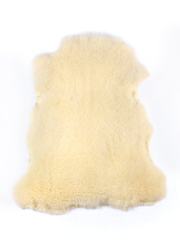Piel de cordero, piel de oveja para bebés, Alfombra, Color Oro 100 -110