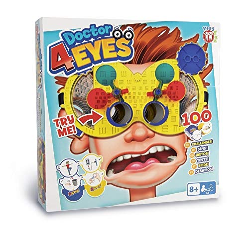 PLAY FUN BY IMC TOYS Doctor 4 Eyes | Juego de Mesa familiar divertido para niños y niñas +8 Años