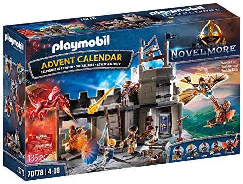 PLAYMOBIL Novelmore Calendario de Adviento Novelmore, A partir de 4 años (70778)