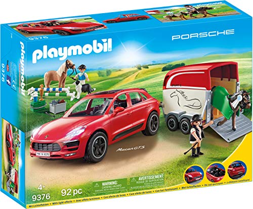PLAYMOBIL Sports & Action Porsche Macan GTS con Efectos de Luz, a Partir de 4 Años (9376)