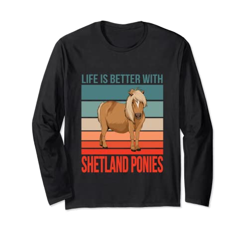 Poni De Shetland La vida mejor Shetty Ponis De Shetland Manga Larga