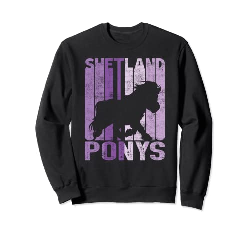 Ponys Shetland Shetty, jinete, caballo, regalo Sudadera