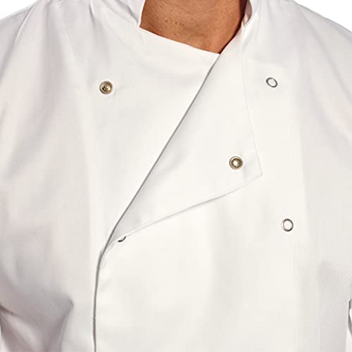 Portwest Chaqueta de Chef Cumbria, Color: Blanco, Talla: XL, C733WHRXL