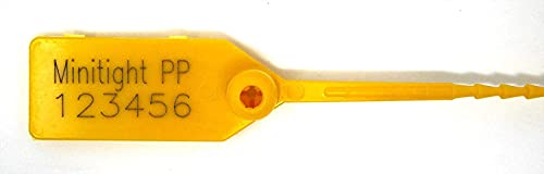 Precintos Seguridad de Plástico Tipo Brida Ajustable (1000 unidades). (Amarillo, 3 mm x 160 mm)