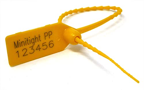 Precintos Seguridad de Plástico Tipo Brida Ajustable (1000 unidades). (Amarillo, 3 mm x 160 mm)
