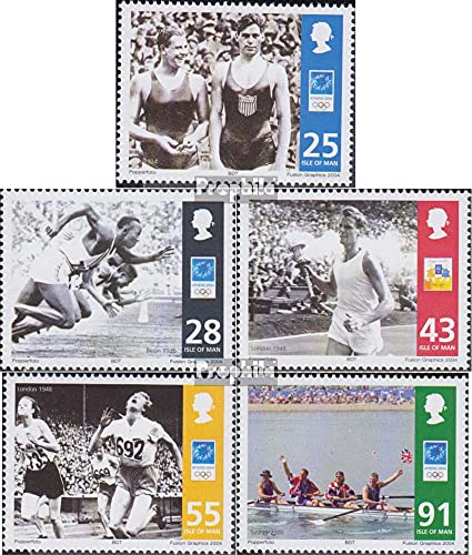 Prophila Collection Gran Bretaña - Isle De Hombre 1138-1142 (Completa.edición.) 2004 olímpicos Juegos de Verano (Sellos para los coleccionistas) Juegos Olímpicos