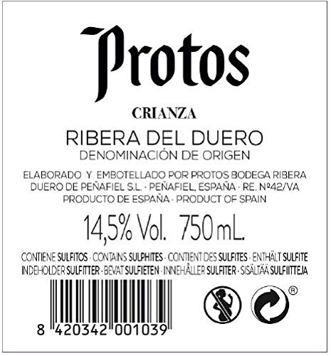 Protos Crianza 75 cl D.O. Ribera del Duero