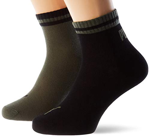 PUMA Kids' Invisible Socks (3 Pack) Calcetines, Verde, 35-38 (Pack de 2) Unisex Adulto