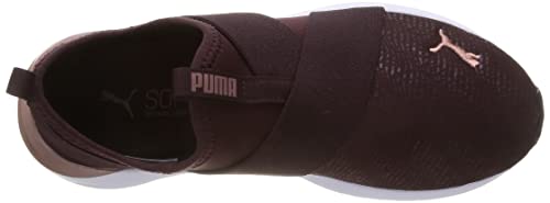 PUMA Prowl Slip-On Shine Wn's, Zapatillas de gimnasio, para Mujer, Negro (Fudge-Rose Gold), 39 EU