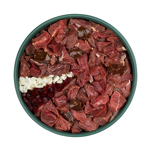 PURBELLO - Caballo enrollado para perros con remolacha e hinojo - Alimento monoproteico para perros con alto contenido en carne - Salchicha para perros resistente a cortes y sin cereales - 8 x 800 g