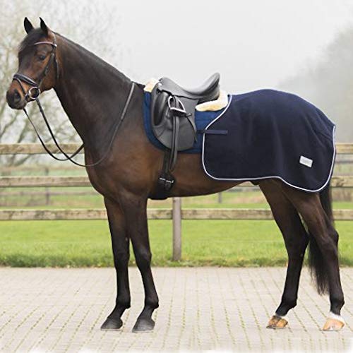 QHP Quarter - Manta para Caballo, con Dos Bandas de Velcro para Fijar