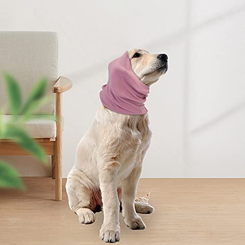 QKFON Funda para orejas de perro calmante, orejeras de capucha para mascotas, protector de orejas de mascotas, alivio de la ansiedad en el baño para perro y gato