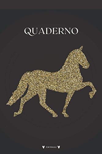 Quaderno Cavallo: Quaderno Con Motivi Di Cavalli | Regalo cavallo per amante del cavallo | Notebook per l'equitazione | Per la cavallerizza