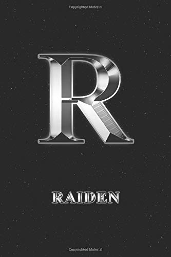 Raiden: Journal | Personalized First Name Personal Writing Diary | Letter R Initial Custom Black Galaxy Universe Stars Silver Effect Cover | Daily ... Taking | Write about your Life & Interests
