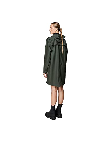 Rains Long Jacket, impermeable Hombre, verde, Large/Extra Large (Talla fabricante: Large/Extra Large)