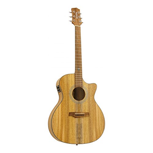 Randon Guitars RGI-M4CE - Guitarra acústica (madera de mango y electrónica)