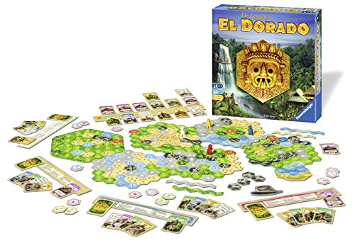 Ravensburger - El Dorado, Juego de mesa, Light Strategy Game a partir de 10 años, Versión Española - 30 x 30 x 7 cm