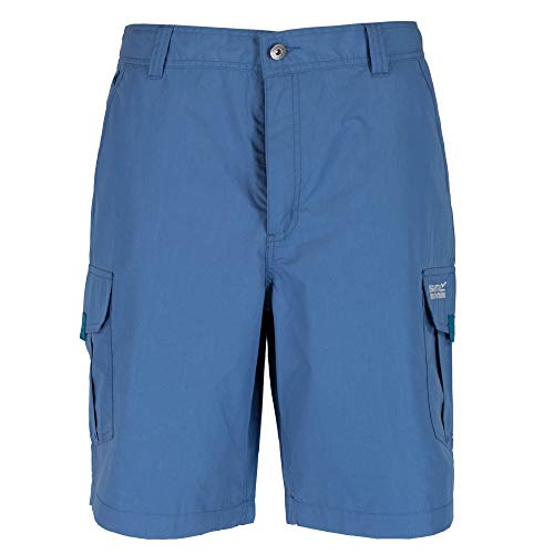 Regatta Delph - Pantalones Cortos para Hombre, Hombre, Pantalones Cortos, RMJ160 1NY044, Crema Nuez moscada, 44"/112 cm