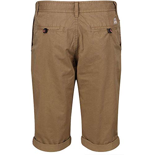 Regatta Santino Coolweave Casual Pantalones Cortos, Hombre, Camel Oscuro, 44"/112 cm