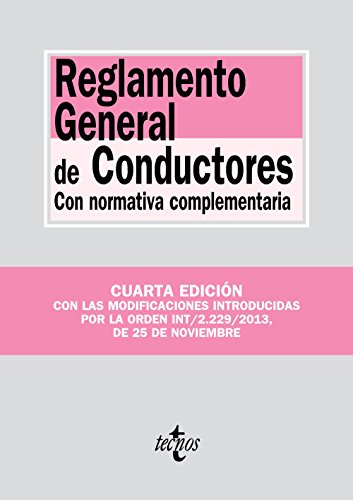 Reglamento General de Conductores: Con normativa complementaria (Derecho - Biblioteca de Textos Legales)