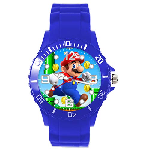 Reloj de Cuarzo Azul Silicona Round Moustache Plumber E2