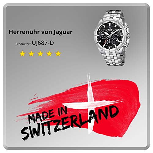 Reloj Jaguar Hombre J687/D cronógrafo Esfera Negra 43.5 mm diámetro