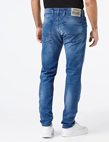 REPLAY Anbass Jeans, 010 Azul Claro, 33W / 34L para Hombre