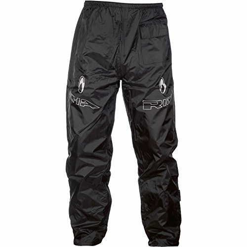 RICHA Rain Warrior - Pantalones de motorista para hombre, color Negro, talla M