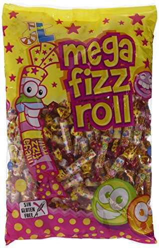 Rollitos - Mega Fizz Roll - Caramelo comprimido - 1100 g