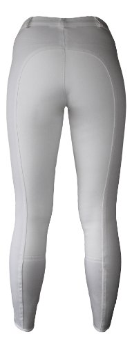 RTS Kids Riding - Pantalones de hípica infantil, Blanco (White/White), 176