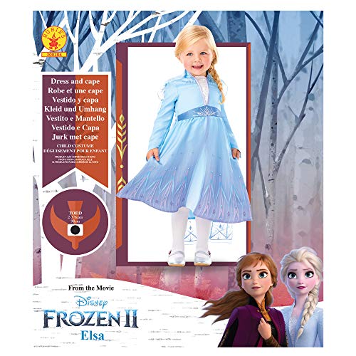Rubies clásico de Elsa de Frozen para niñas 2-3 años Disfraz, (Rubie'S Spain, S.L. 300284-T)