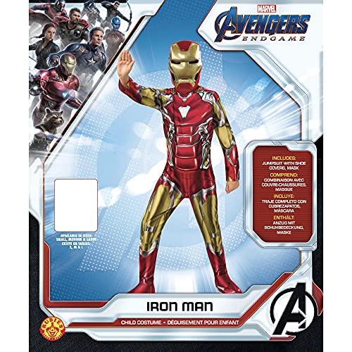 Rubies Disfraz Iron Man, Los Vengadores, Marvel, Talla S