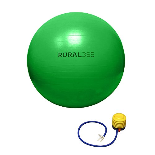 Rural365 | Pelota de Caballo Grande de Juguete en Azul, 30 Pulgadas Bola de Caballo antiexplosión Gigante – Pelota de fútbol de Caballo, Bomba incluida