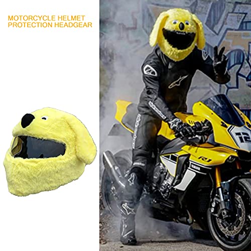 S SMAUTOP Cubierta De Casco De Motocicleta Sombrero De Casco De Motocicleta Moto Divertido Choque Divertido Estuche Loco para Cascos Completos Personalizados Al Aire Libre