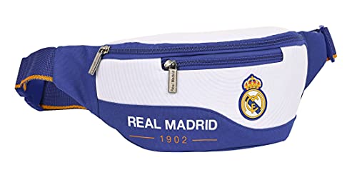 safta Real Madrid, Riñonera Unisex niños, Azul/Blanco, Modelo