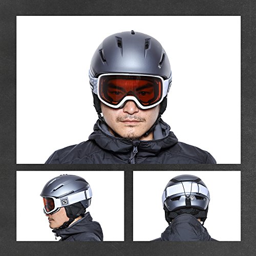 Salomon Ranger² Casco de esquí y Snowboard para Hombre, Interior en Espuma EPS 4D, Talla XL, Circunferencia 62-64 cm, Negro