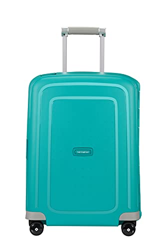 Samsonite S'Cure Spinner S - Maleta de equipaje, S (55 cm - 34 L), Azul (Aqua Blue)