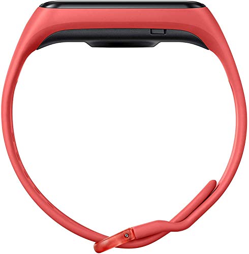 SAMSUNG Galaxy Fit2 Rojo con acelerómetro, giroscopio, Monitor de frecuencia cardíaca, Monitor de Entrenamiento, Pantalla AMOLED de 1,1", batería de 159 mAh [Versión española]